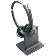 Cisco 562 Wireless, Bluetooth, Over-the-head Stereo Headset, Black CP-HS-WL-562-S-US=