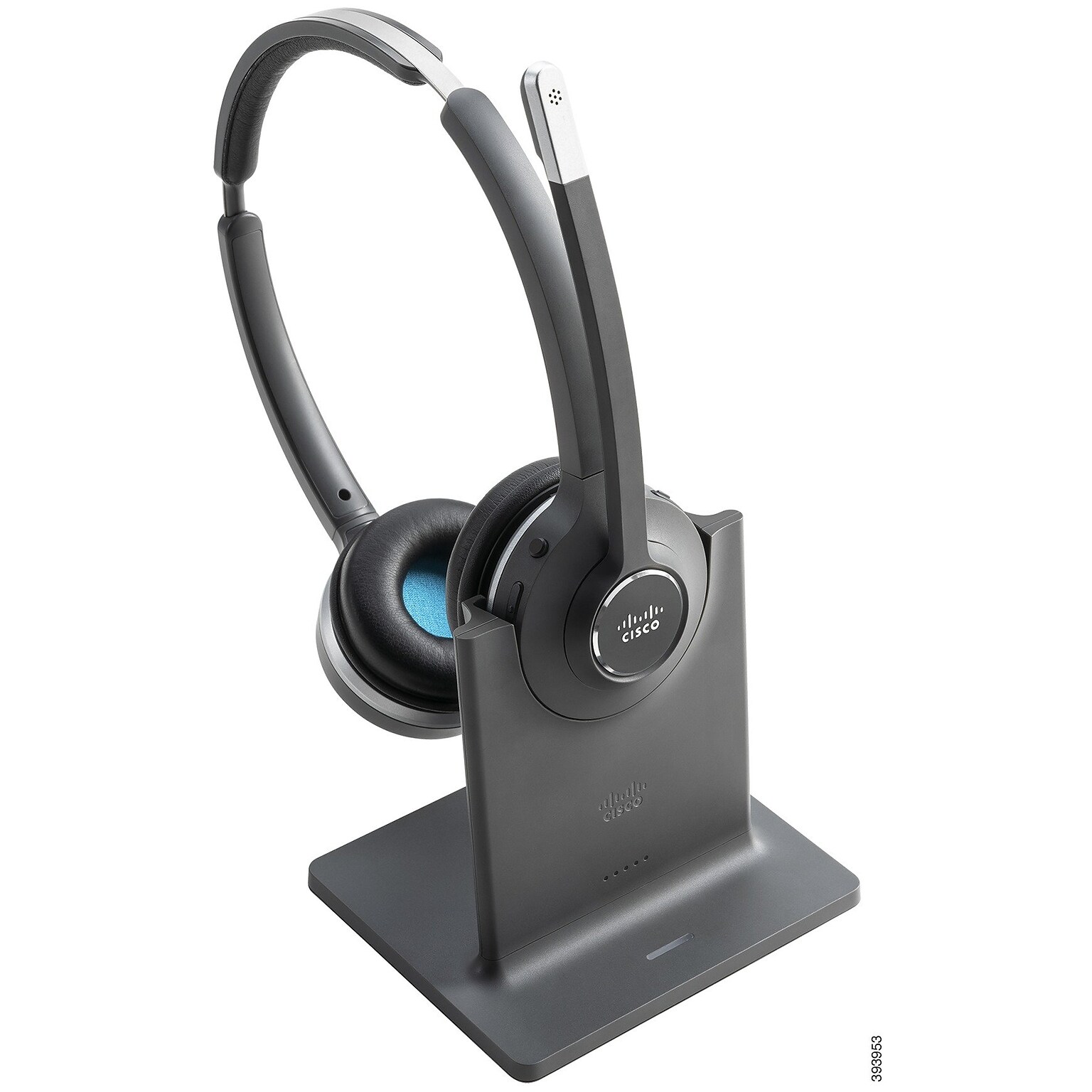 Cisco 562 Wireless, Bluetooth, Over-the-head Stereo Headset, Black CP-HS-WL-562-S-US=