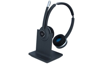 Cisco 562 Wireless, Bluetooth, Over-the-head Stereo Headset, Black CP-HS-WL-562-S-US=