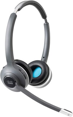 Cisco 562 Wireless, Bluetooth, Over-the-head Stereo Headset, Black CP-HS-WL-562-S-US=