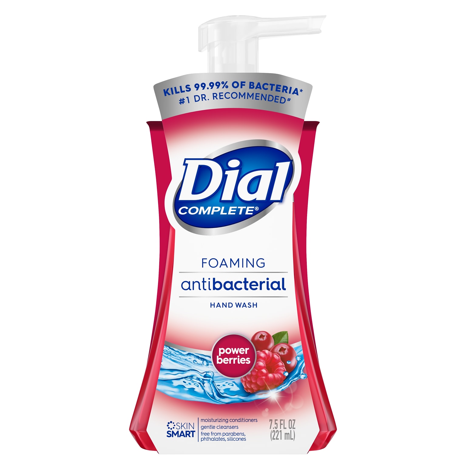 Dial Complete Antibacterial Foaming Hand Soap, Power Berries, 7.5 Oz. (DIA 03016)