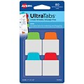 Avery Mini Ultra Tabs Index Tabs, Assorted, 80-Tabs, 80/Pack (74763)