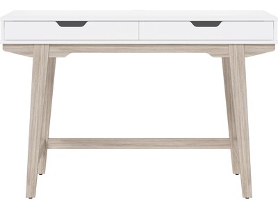 Thomasville Furniture Whitney 48W x 25D Writing Desk, Snowy White (SPLS-WH48D-TV)