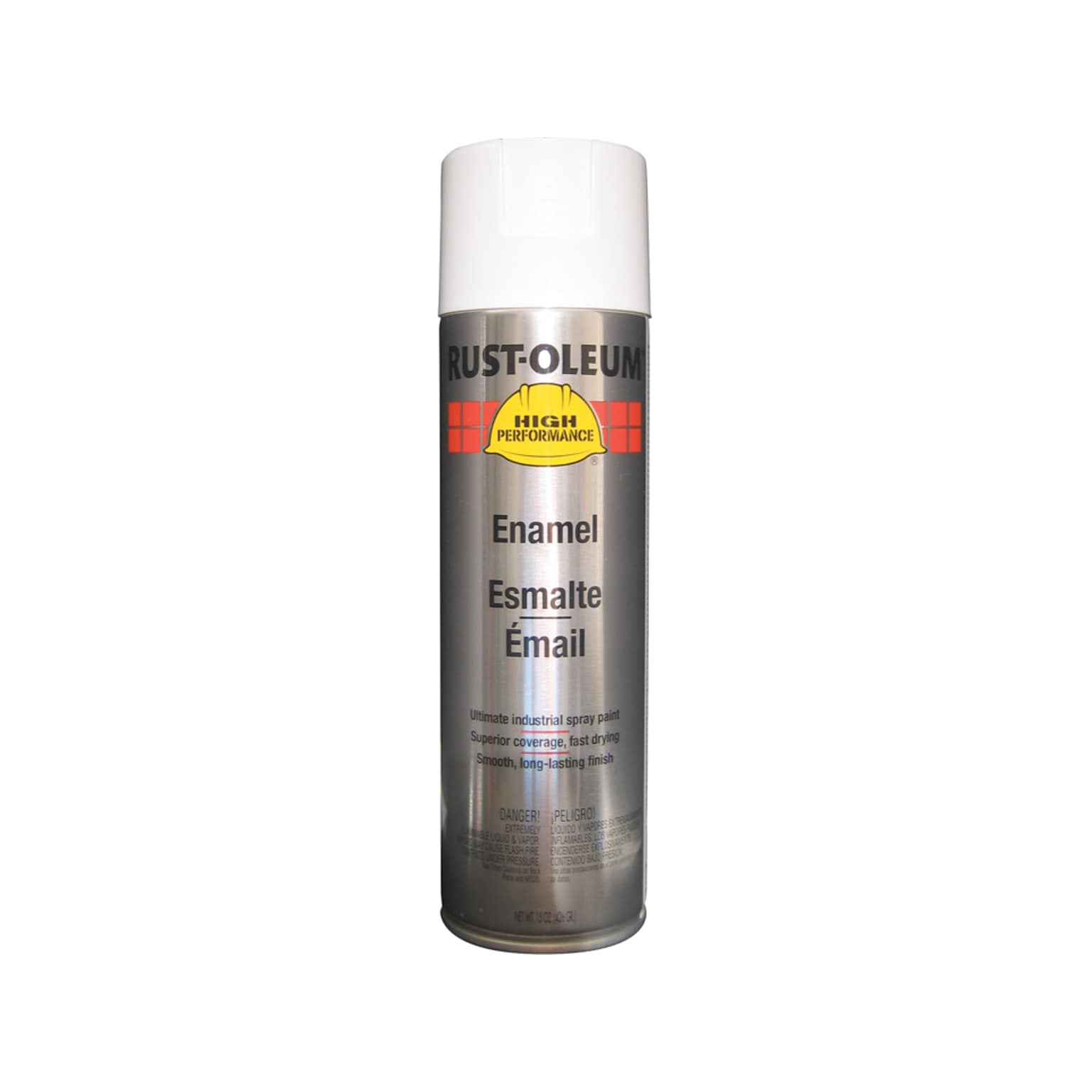 Rust-Oleum High Performance V2100 Gloss Spray Paint, White, 15 oz., 6/Pack (V2192838)