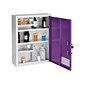AdirMed Large Steel Medical Cabinet with Dual Key Lock, 1.16 Cu. Ft. (999-04-PUR)
