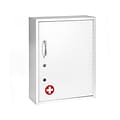 Viva Comfort Steel Medical Storage Cabinet with Dual Key Lock, 1.16 Cu. Ft. (999-06-WHI)