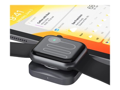 Satechi Wireless Magnetic Charging Dock for Apple Watch, Space Gray (ST-TCMCAWM)