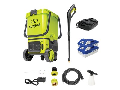Sun Joe Portable Pressure Washer Kit, Cordless (24V-X2-PW1200)
