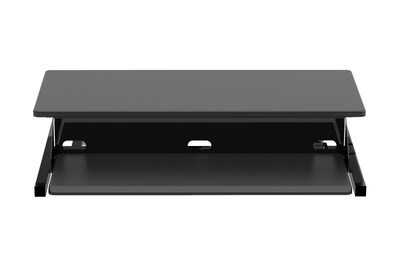 Luxor CVTR PRO Series 32W Adjustable Desk Riser, Black (CVTR PRO-BK)