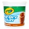 Crayola Air-Dry Clay, 5 lb. Tub, Terra Cotta (BIN572004)