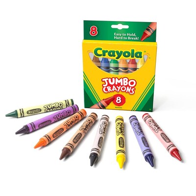 Crayola Kid's First Washable Crayon - Assorted Wax - 8