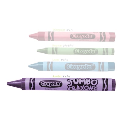 Crayola Jumbo Crayons, 8/Box, 6 Boxes/Bundle (BIN389)