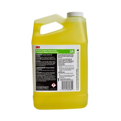 3M Neutral Cleaner Concentrate, 0.5 Gallon, 4/Case (3A)