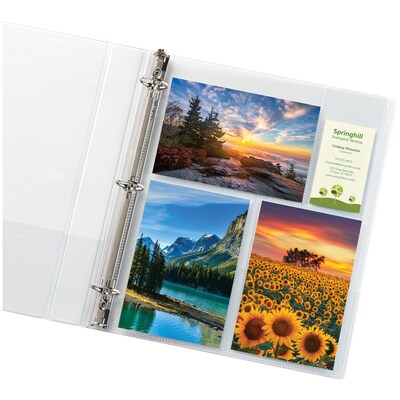 Avery Photo Pages Sheet Protectors, 4" x 6", Clear, 10/Pack (13401)