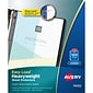 Avery Easy Load Heavyweight Non-Glare Sheet Protectors, 8-1/2" x 11", Clear, 100/Set (74102)