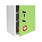 AdirMed Steel Medical Cabinet with Dual Key Lock, 1.16 cu. ft. (999-06-GRN)