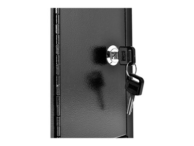 AdirOffice Large Key-Lock Drop Box Mailbox, Black (631-11-BLK)