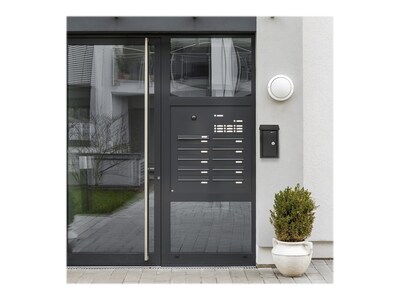 AdirOffice Large Key-Lock Drop Box Mailbox, Black (631-11-BLK)