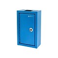 AdirOffice Large Key-Lock Drop Box Mailbox, Blue (631-12-BLU)