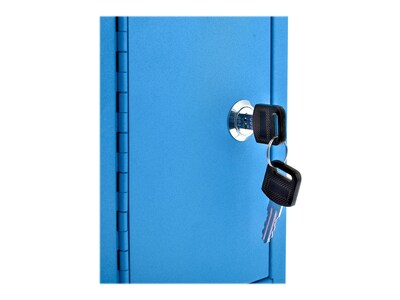 AdirOffice Large Key-Lock Drop Box Mailbox, Blue (631-12-BLU)