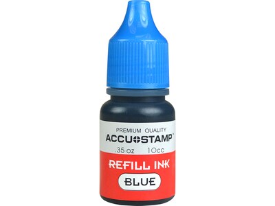 Accu-Stamp 2 Pre-Inked Stamp, "Thank You!", Blue Ink (035630)