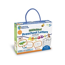 Learning Resources Skill Builders! Preschool Letters, Multicolor (LER1244)