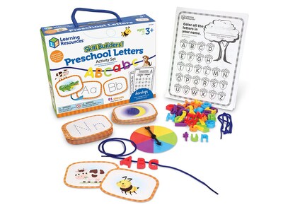 Learning Resources Skill Builders! Preschool Letters, Multicolor (LER1244)