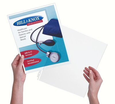 Avery Diamond Clear Side Insert Sheet Protectors, Heavyweight, 900/Carton (76001)