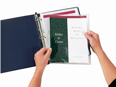 Avery Diamond Clear Side Insert Sheet Protectors, Heavyweight, 900/Carton (76001)