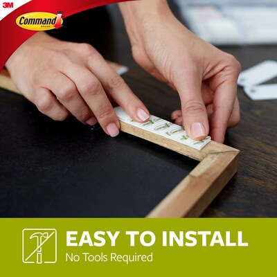 Command Large Picture Hanging Strips, Damage-Free, White, 20 Pairs, 40-Command Strips (17206-20NA)