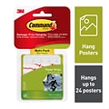 Command Small Poster Strips Multi-Pack, White, 48 Strips/Pack (17024-48ES)