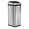 halo Stainless Steel Rectangular Extra-Wide Sensor Trash Can with AbsorbX Odor Control System, 13 Ga