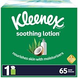 Kleenex Boutique Lotion Facial Tissue, 3-Ply, 65 Sheets/Box, 27/Carton (25829)