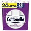 Cottonelle Ultra ComfortCare 2-Ply Standard Toilet Paper, White, 284 Sheets/Roll, 24 Rolls/Pack (537
