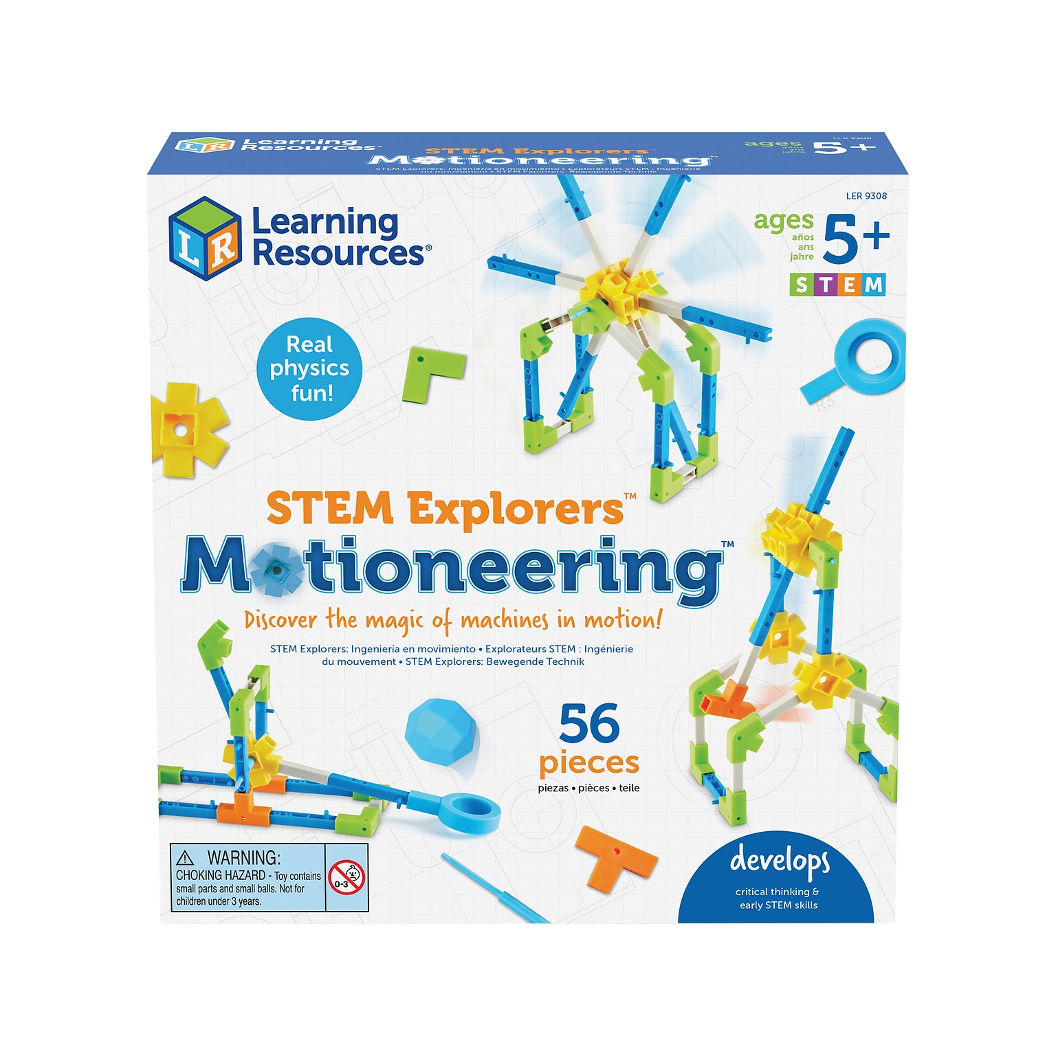 Learning Resources STEM Explorers Motioneering, Multicolor (LER 9308)