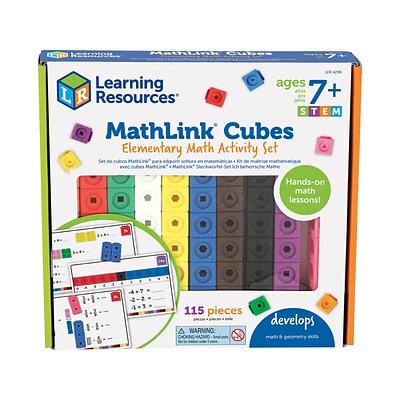 UPC 765023042993 product image for Learning Resources Mathlink Cubes Elementary Math Activity Set, Multicolor (LER  | upcitemdb.com