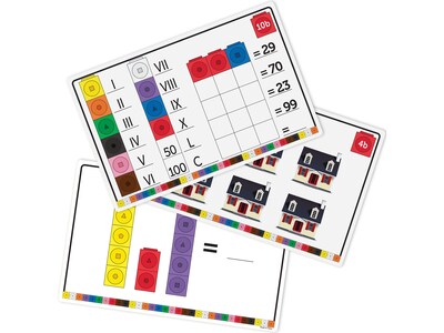 Learning Resources Mathlink Cubes Elementary Math Activity Set, Multicolor (LER 4299)