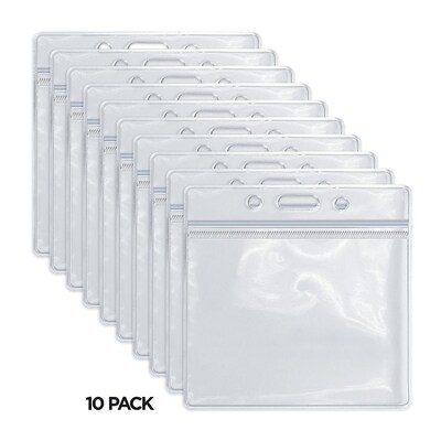 COSCO CDC Vaccine Cardholder, Clear, 10/Pack (074133)