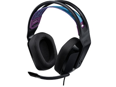 Logitech G335 Stereo Headphones, Black/Blue/Purple (981-000977)