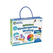 Learning Resources Skill Builders! Kindergarten Writing, Multicolor (LER 1247)