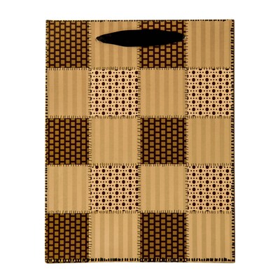 4 pack Small Gift Bag - Checker Quilt Gift Bags Perfect for Weddings, Birthday and Graduation Presen