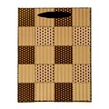 4 pack Small Gift Bag - Checker Quilt Gift Bags Perfect for Weddings, Birthday and Graduation Presents