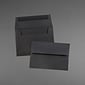 JAM Paper 4Bar A1 Invitation Envelopes, 3.625 x 5.125, Black Linen, 25/Pack (900919196)