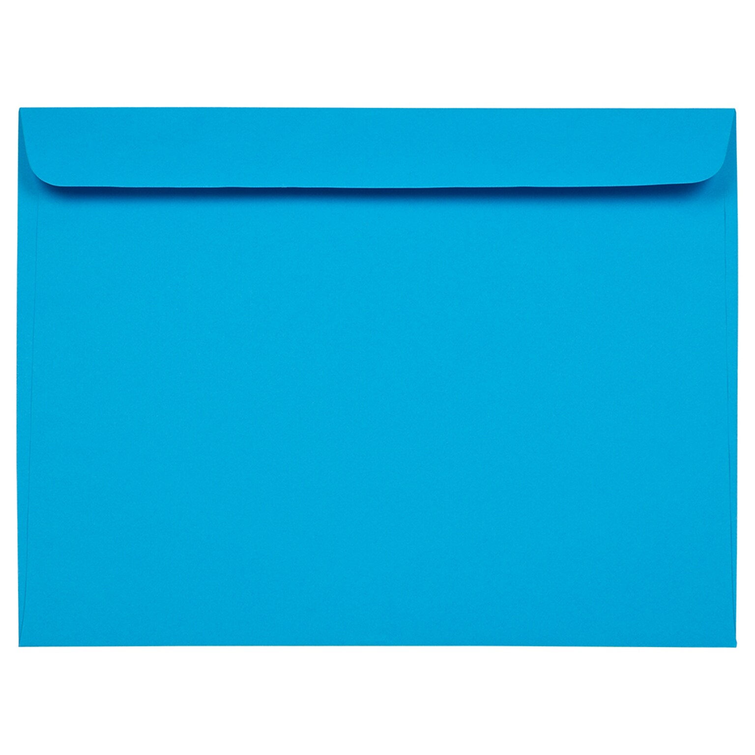 JAM Paper 9 x 12 Booklet Colored Envelopes, Blue Recycled, 25/Pack (5156774)