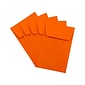 JAM Paper #1 Coin Business Colored Envelopes, 2.25 x 3.5, Orange Recycled, 25/Pack (352627815)