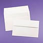 JAM Paper A10 Strathmore Invitation Envelopes, 6 x 9.5, Bright White Wove, 50/Pack (191220I)