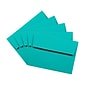 JAM Paper A6 Colored Invitation Envelopes, 4.75 x 6.5, Sea Blue Recycled, 25/Pack (15903)