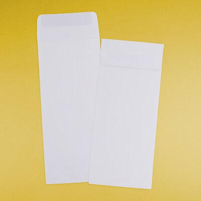JAM Paper #12 Policy Business Envelopes, 4.75 x 11, White, 25/Pack (1623188)