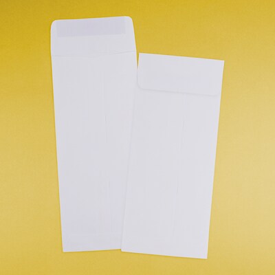 JAM Paper #12 Policy Business Envelopes, 4.75 x 11, White, Bulk 500/Box (1623188H)