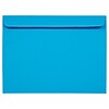 JAM Paper® 9 x 12 Booklet Colored Envelopes, Blue Recycled, 100/Pack (5156774c)